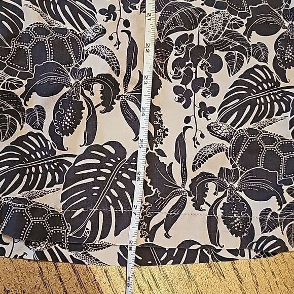 Tommy Bahama silk turtle Hawaiian shirt size L - Picture 7 of 11